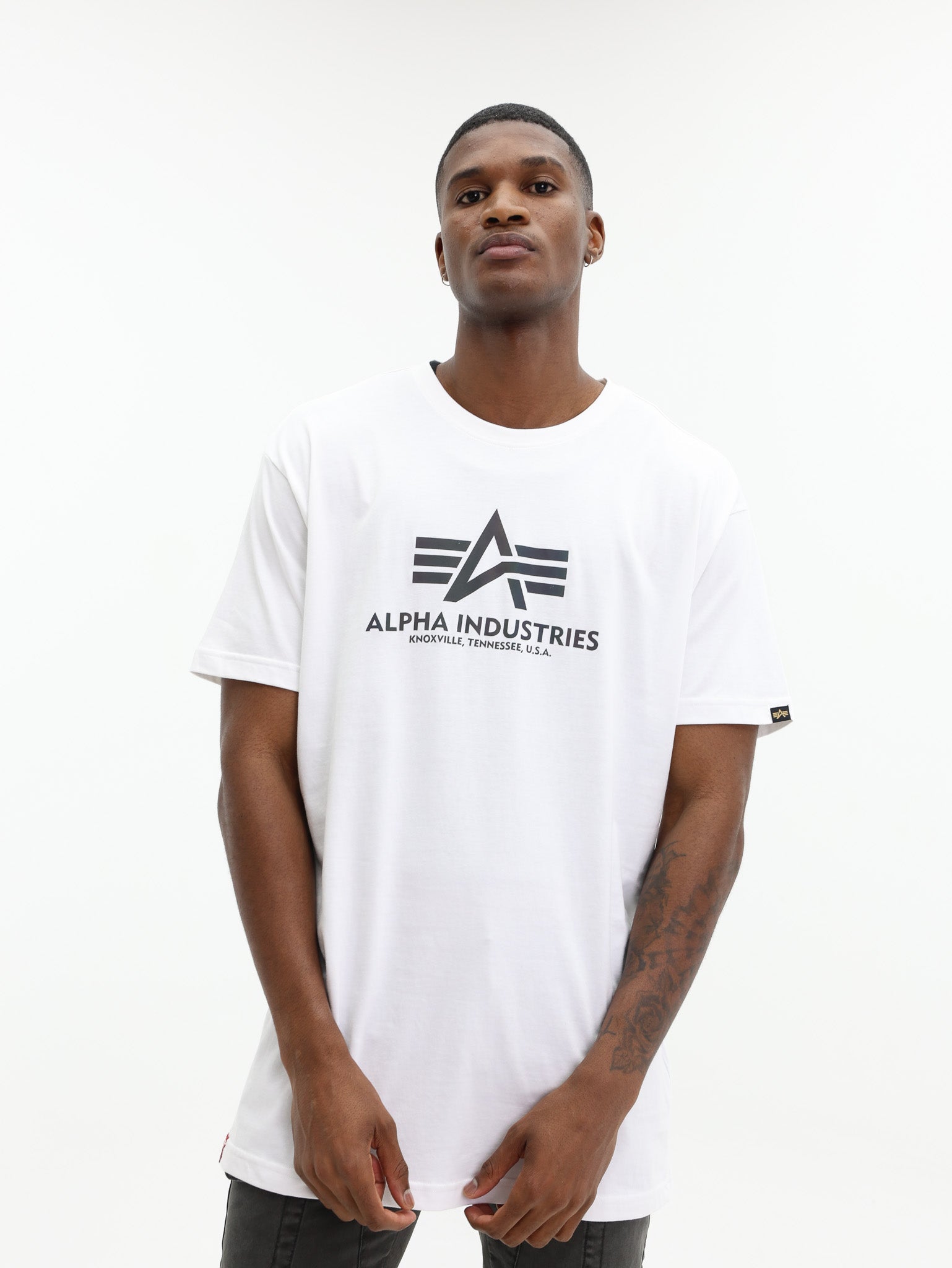 Alpha T-Shirt Hd Reflective White